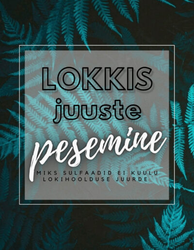 Lokkis juuste pesemine