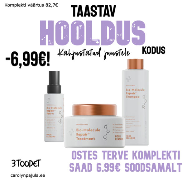 Four Reasons Professional Bio-Molecule REPAIR hoolduskomplekt kahjustatud juustele